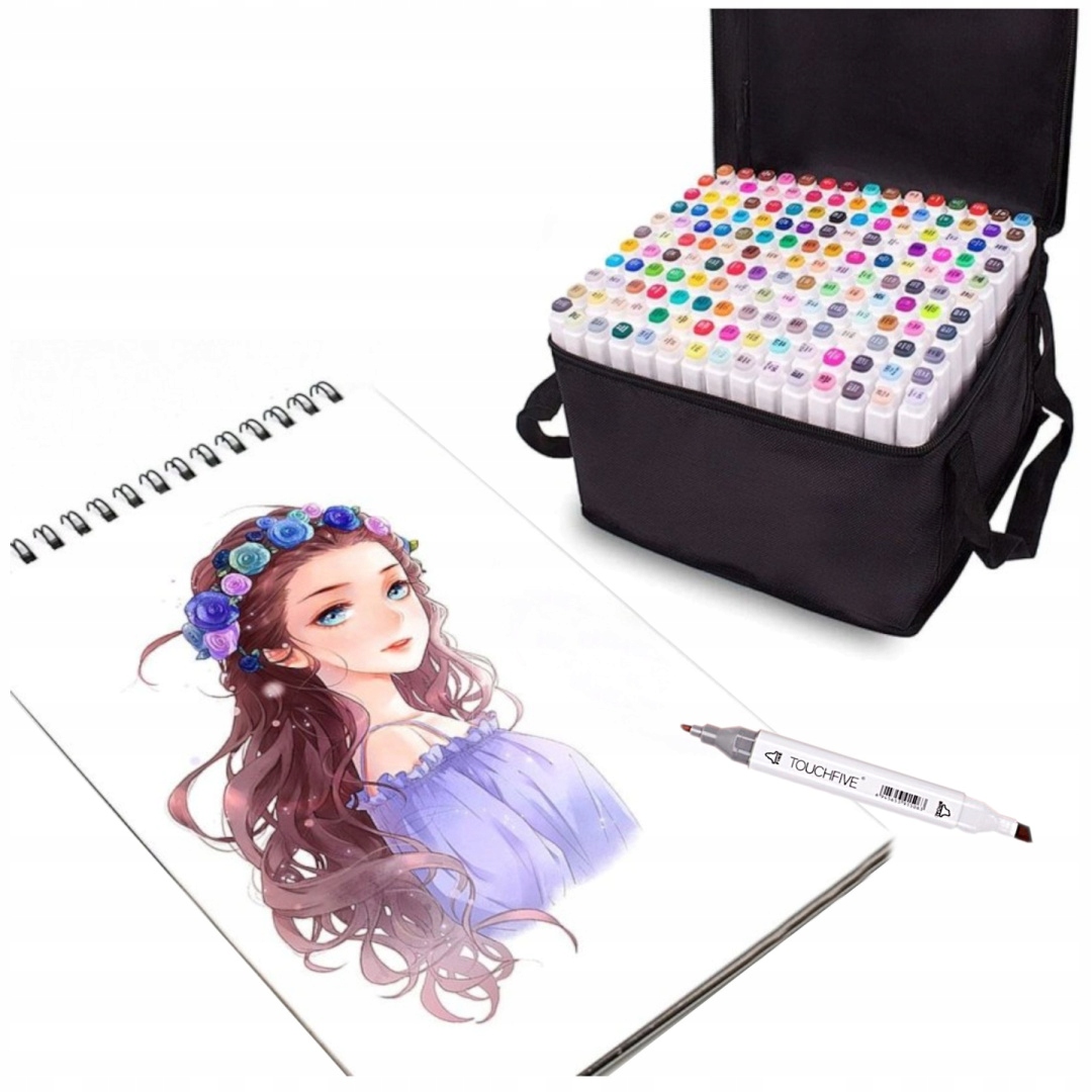 MARKERY ALKOHOLOWE TOUCHFIVE PRO DWUSTRONNE 168SZT