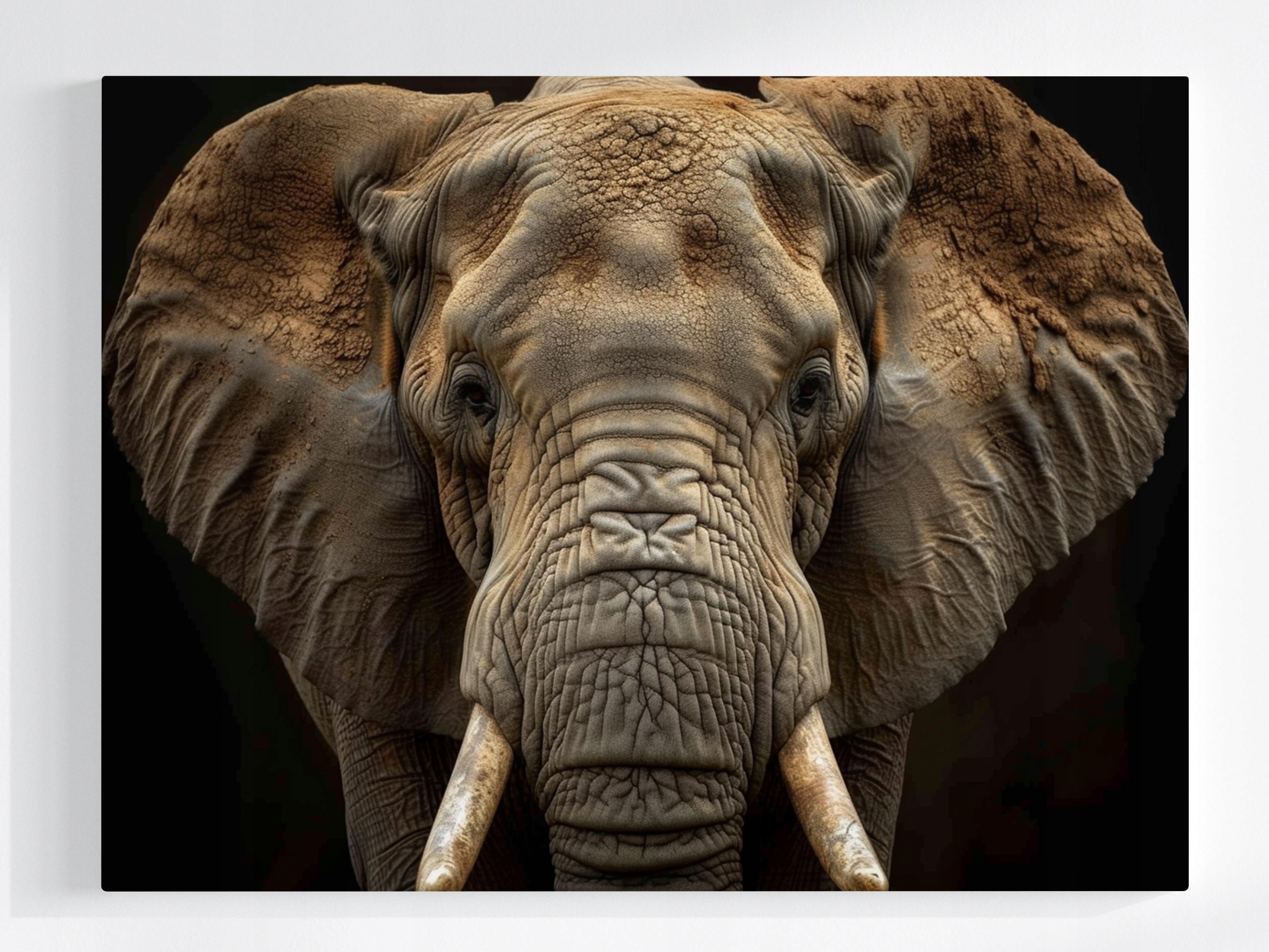 Obraz Na Plátně Zvíře Fauna Příroda Fotografie Makro Slon 100x75