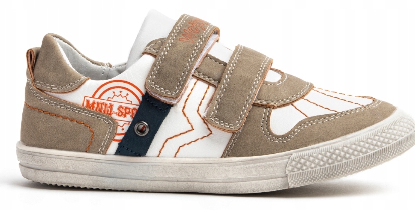 Buty dziecięce Wojtyłko r.35 brązowo-białe (40) Marka Wojtyłko