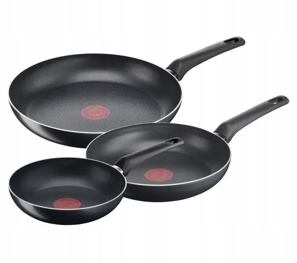 3 Patelnie Tefal Simple Cook Zestaw 20 24 28 CM