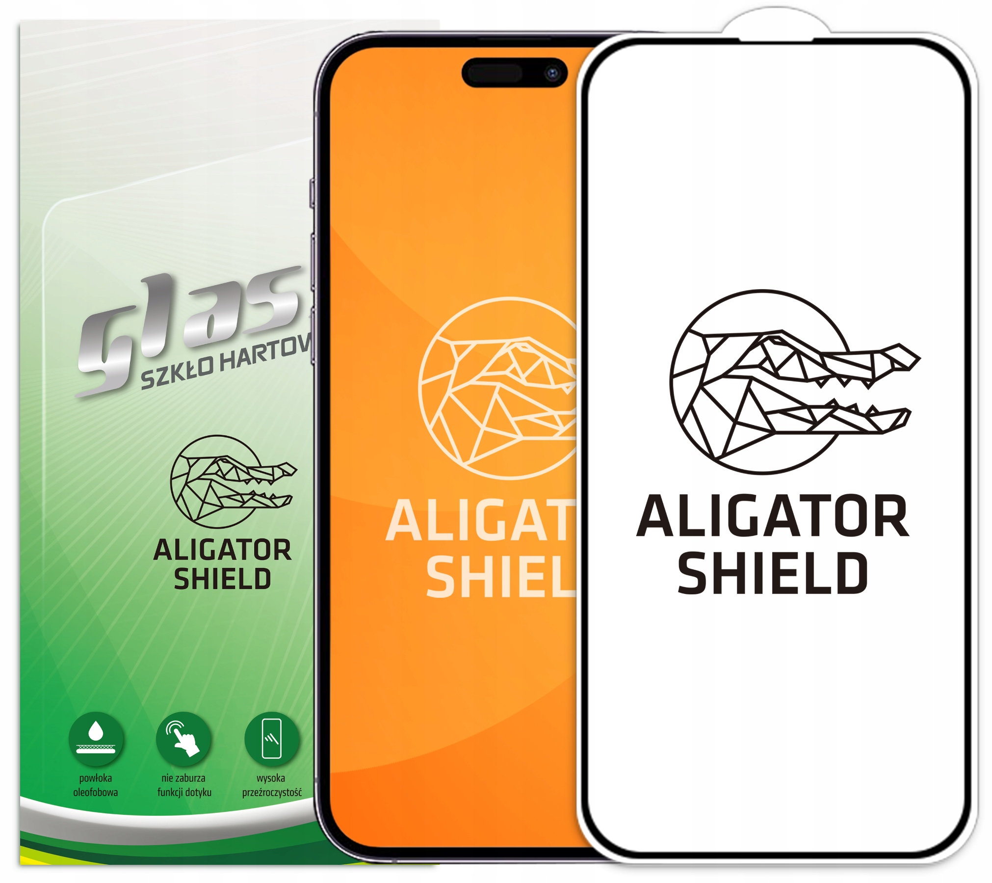 Szkło hartowane 9H AligatorShield do iPhone 14 Pro Max Apple