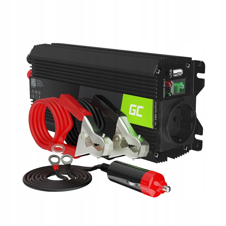 Měnič Napětí Inverter Do Auta Invertor 24V 230V 500W 1000W Sinus Usb