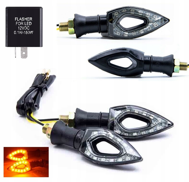 2x Led Kierunkowskazy Ledowe Quad Motocykl Motor Producent SHR Germany