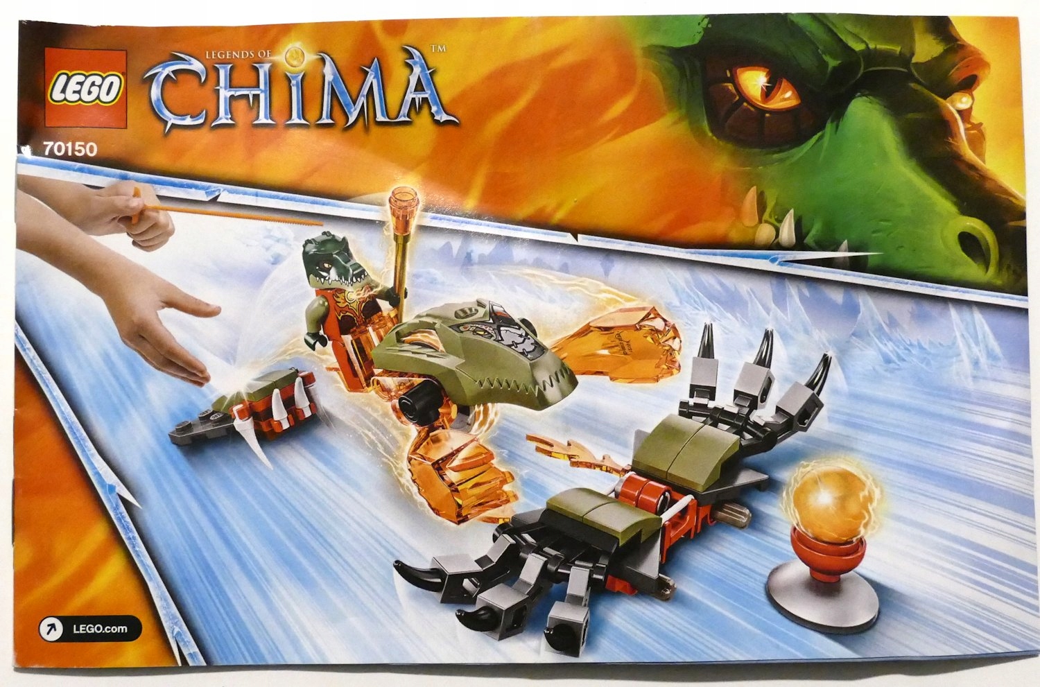 LEGO INSTRUKCJA CHIMA 70150 PŁONĄCE PAZURY