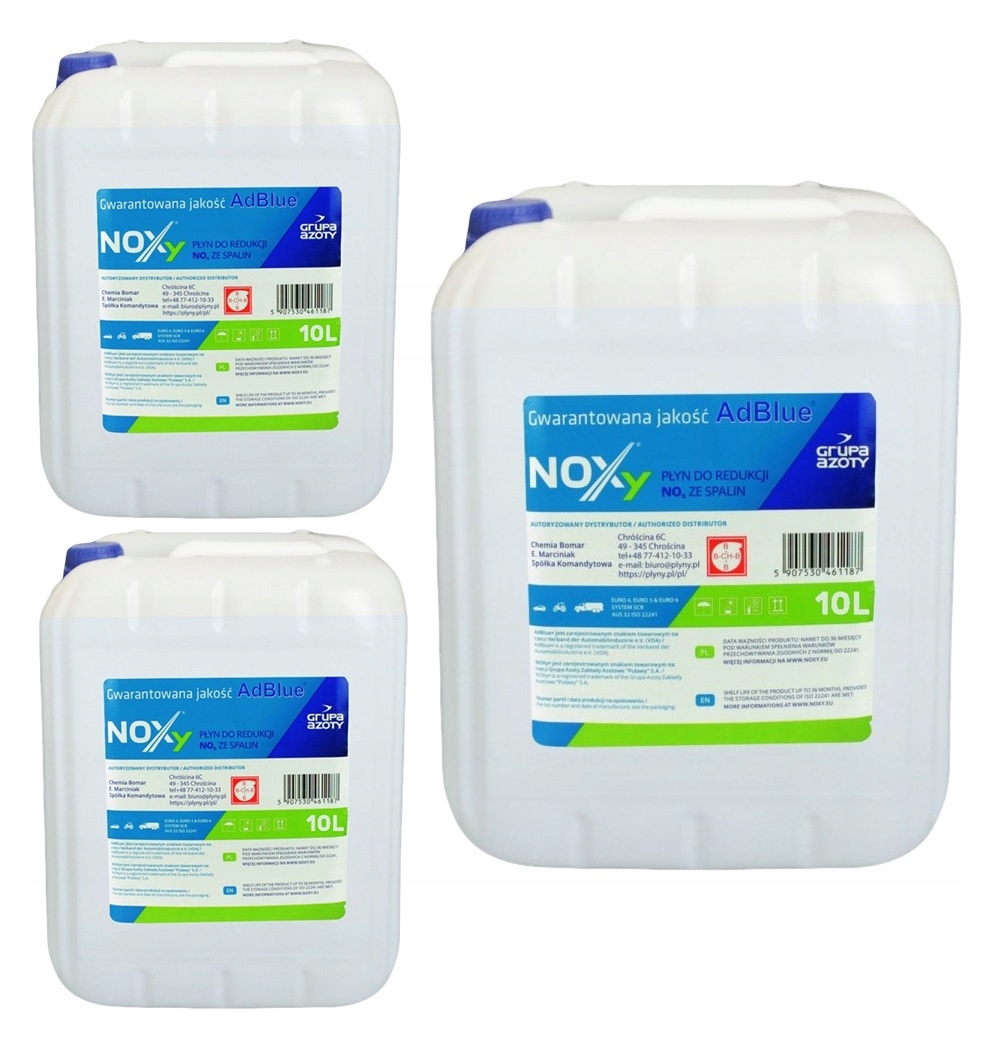 

Adblue Noxy Dpf Dodatek Do Paliwa 30L 3x10L