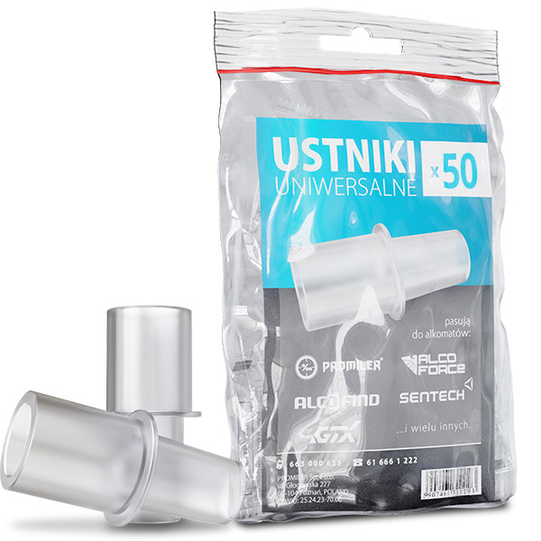 Ustniki Do Alkomatu AL8000 Plus iSOBER 30 Pro X-5 Plus AL9000 Elite 50szt