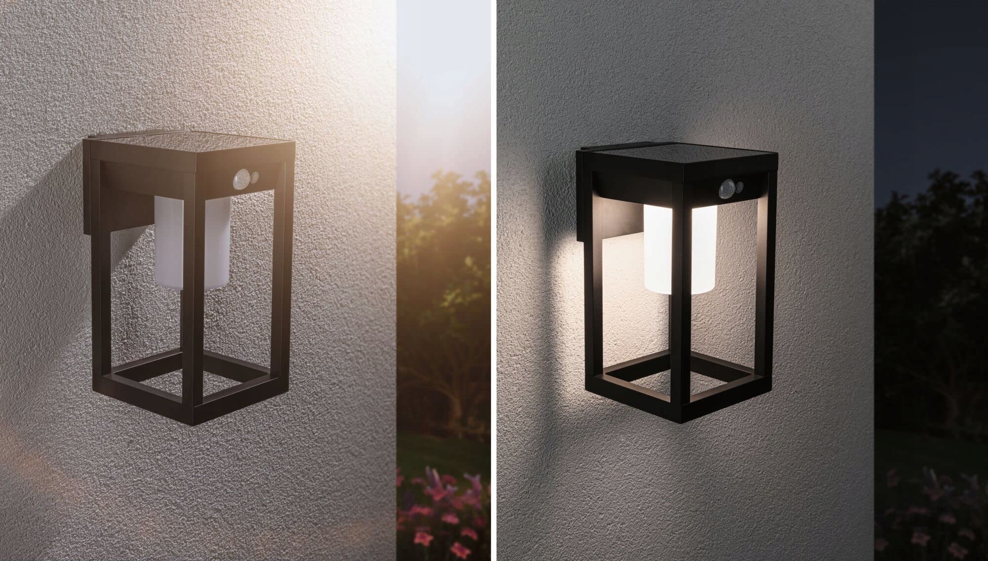 PAULMANN LED Solar Lampa Zewnętrzna Marisol Czarna z Czujnikiem Ruchu — miniatura 6