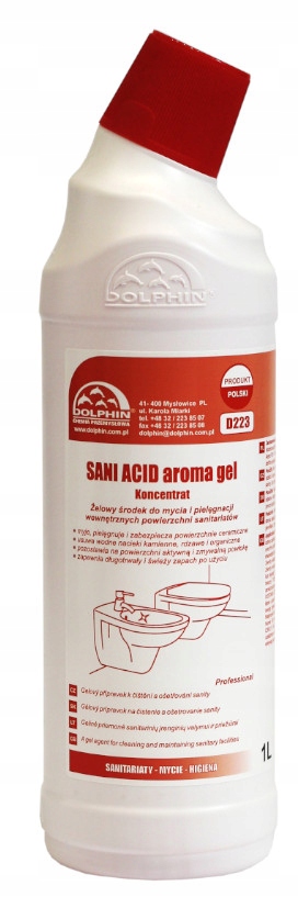 

Żel do Wc Zero Kamienia Sani Acid wiśniowy 1L