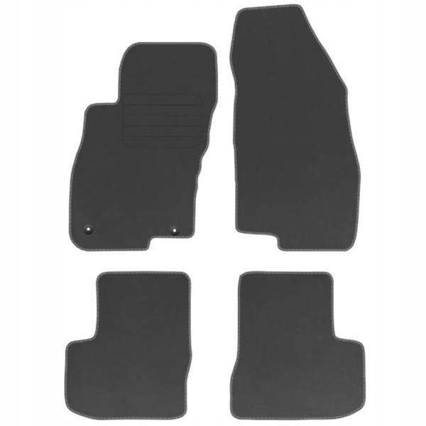 Fiat Grande Punto 05-12 velurové koberce Comf Grafit