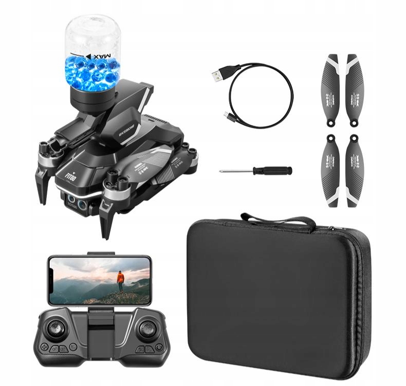 Dron K11 Bezszczotkowy z kamerą 8K, Elektroniczną stabilizacją obrazu, Funkcją unikania przeszkód i Wi-Fi