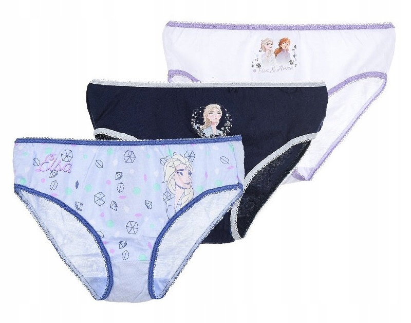 

3-pak majtek dziewczęcych Kraina Lodu 116/128