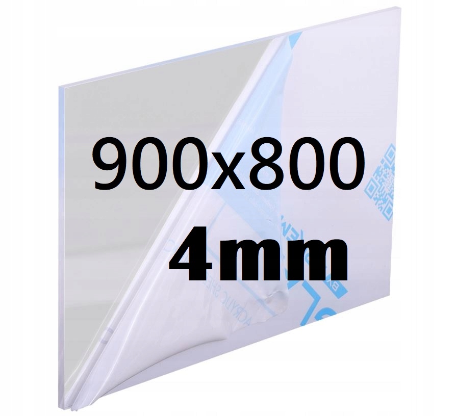 Plexi Plexi Plexi Plexa na míru 90 cm x 80 cm x 4 mm Akrylová Deska