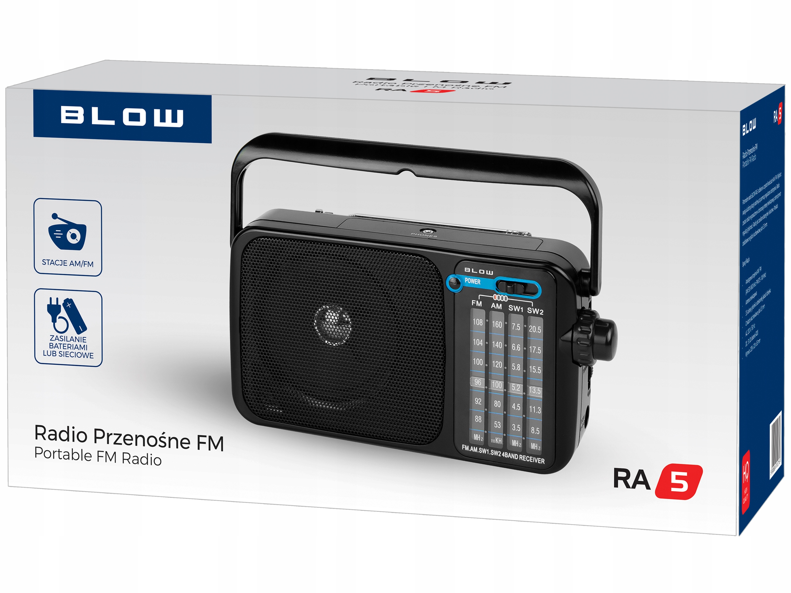 RADIO KUCHENNE BUDOWLANE AM FM SW NA BATERIE R20 PRZENOŚNE MINI JACK ANTENA Rodzaj radia analogowe