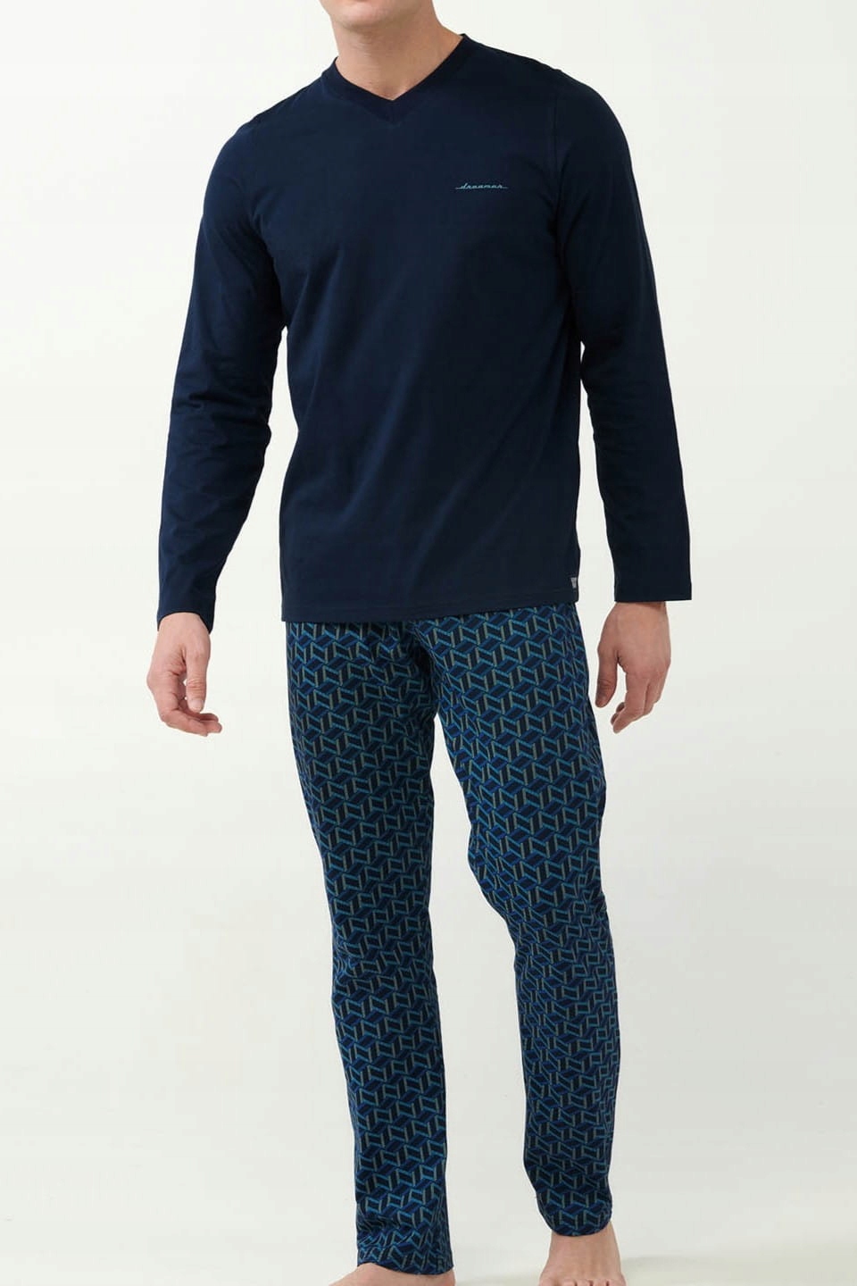 Elegantní pánské pyžamo Vamp 21681 [Velikost M]