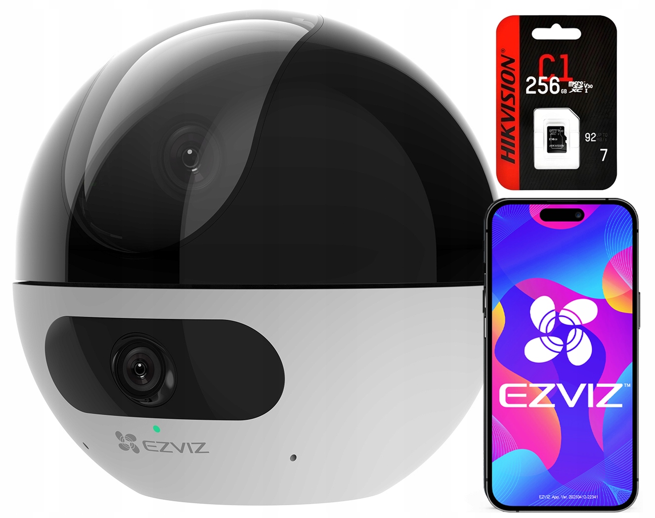 WiFi otočná kamera Ezviz C7 Dual Lens 8MP Sd karta 256Gb