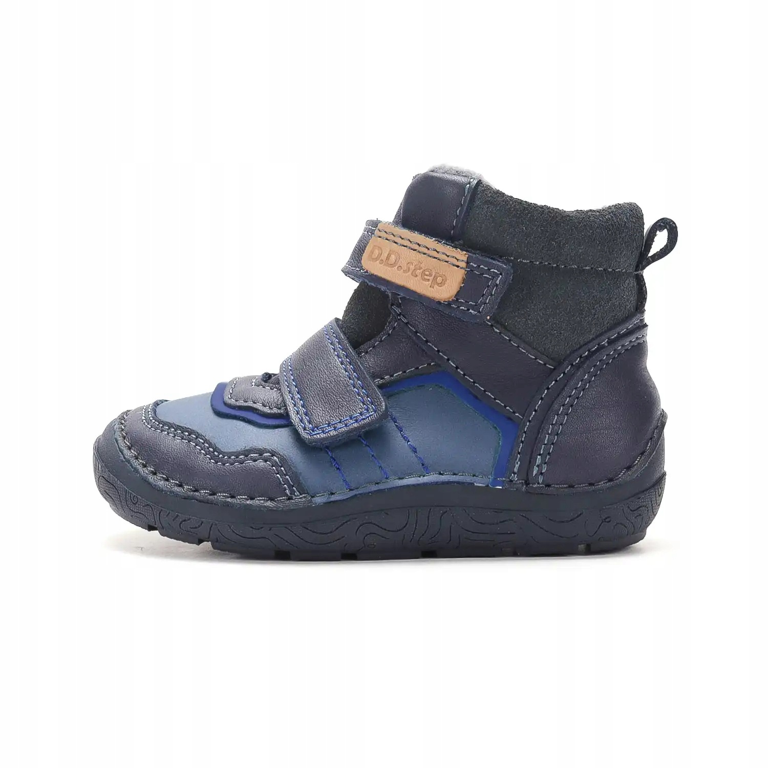 Trzewiki ocieplane barefoot A116-62911B Royal Blue 25