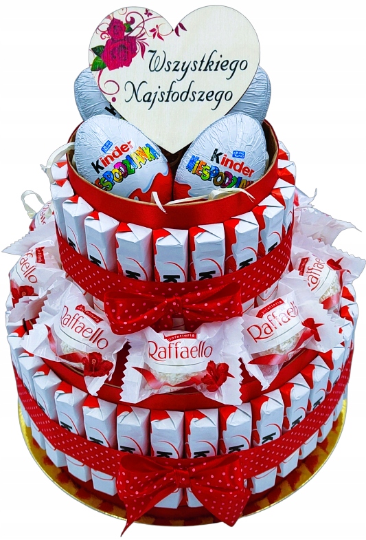 Dort Kinder Dárkový koš Sada sladkostí Dárek Narozeniny Jmeniny 18 30