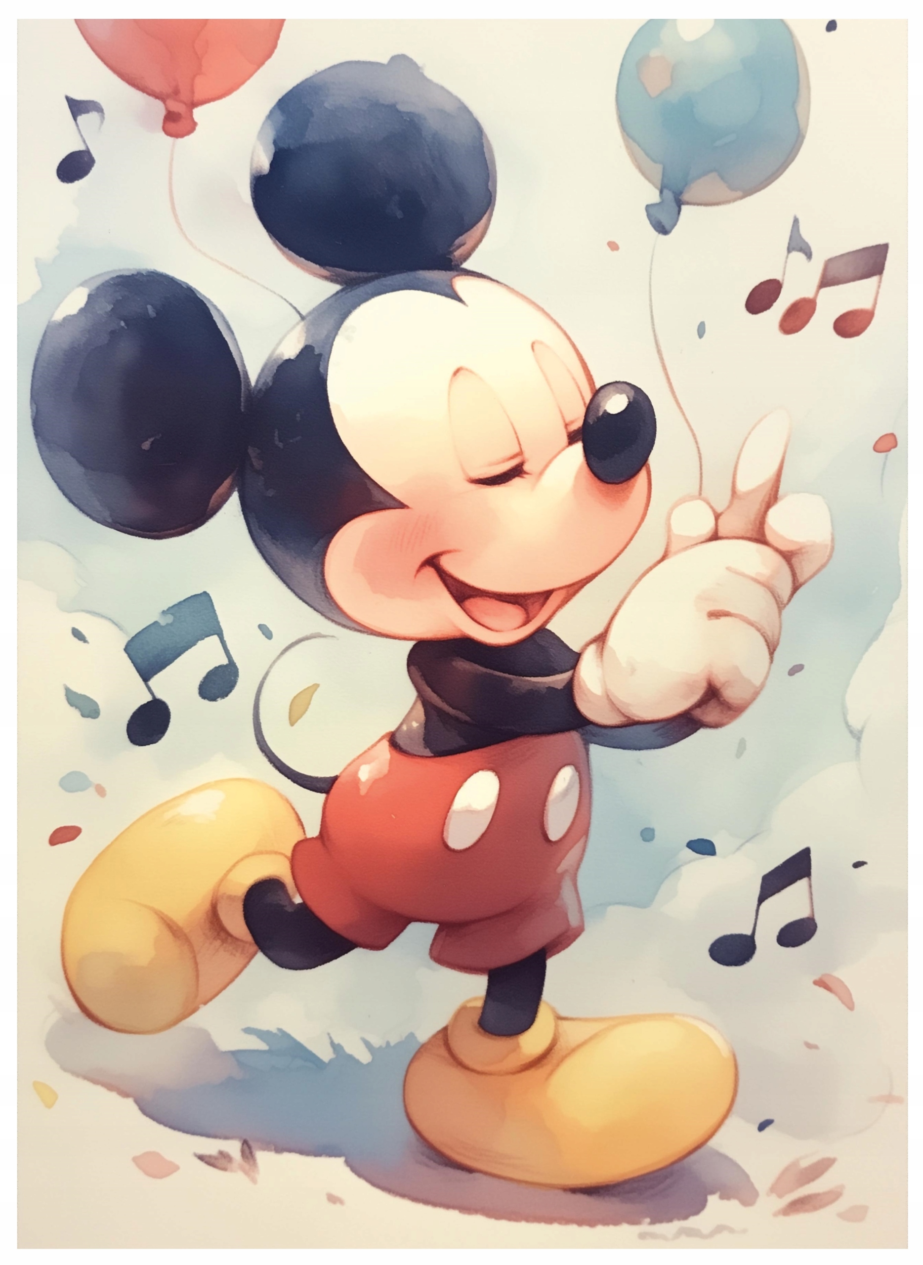 Vinylová Fototapeta Na Flizeline Pre Deti Myška Balóny 184x254