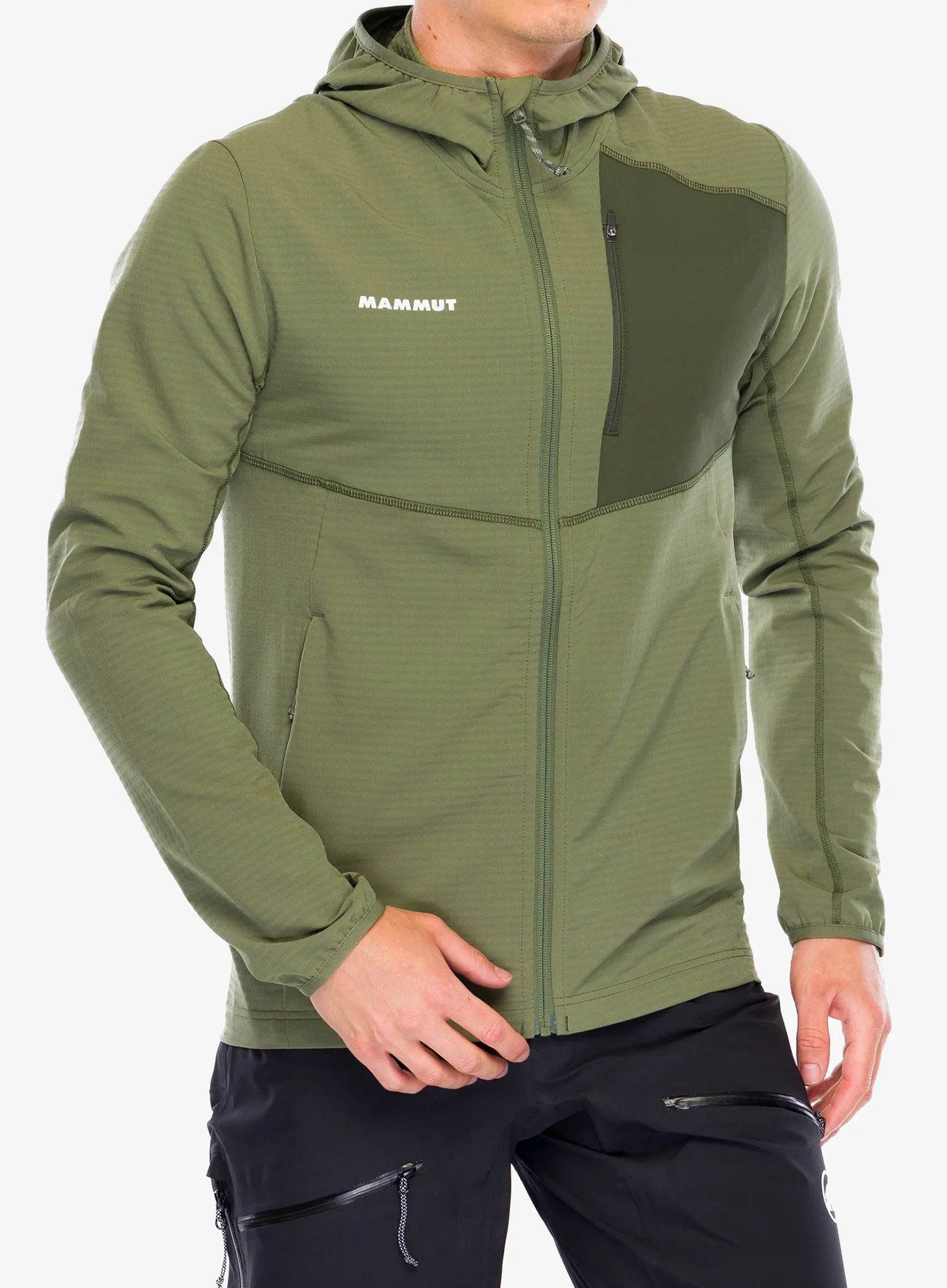 Bluza Mammut Madris Light ML Hooded Jacket zielony r. S