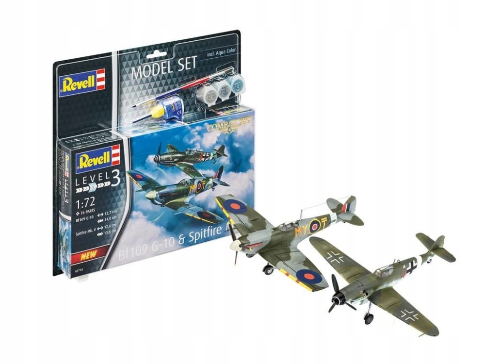 Model Set Combat Set 1:72 Messerschmitt BF109G-1..