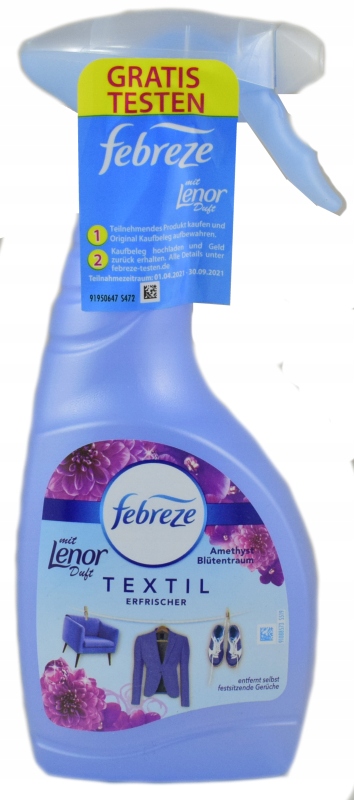 Febreze & Lenor Amethyst Blütentraum Textilerfrischer-Spray, 500ml