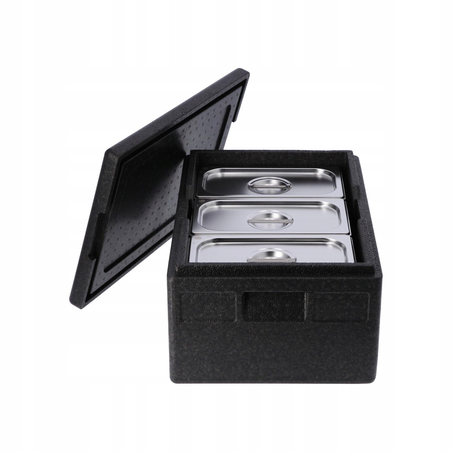 POJEMNIK TERMOIZOLACYJNY GN 1/1 47,5 L TERMOBOX 256 MM Z POKRYWĄ TECHNICA Grubość ścianki 30 mm