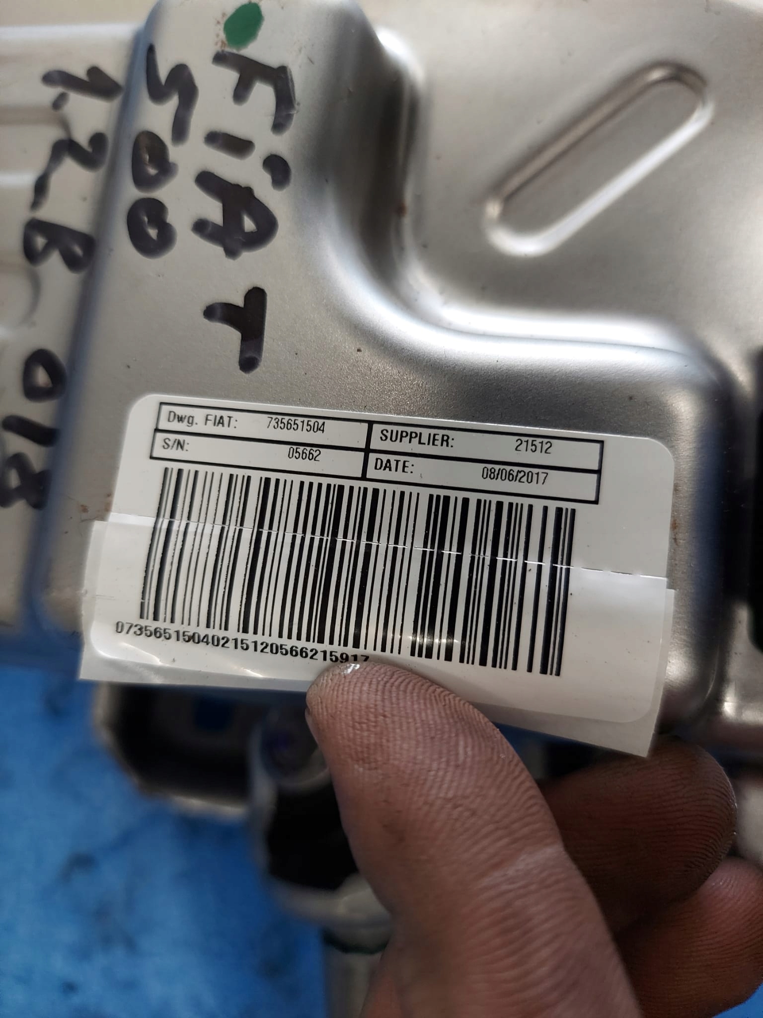 FIAT 500 control electrics 2816037210b
