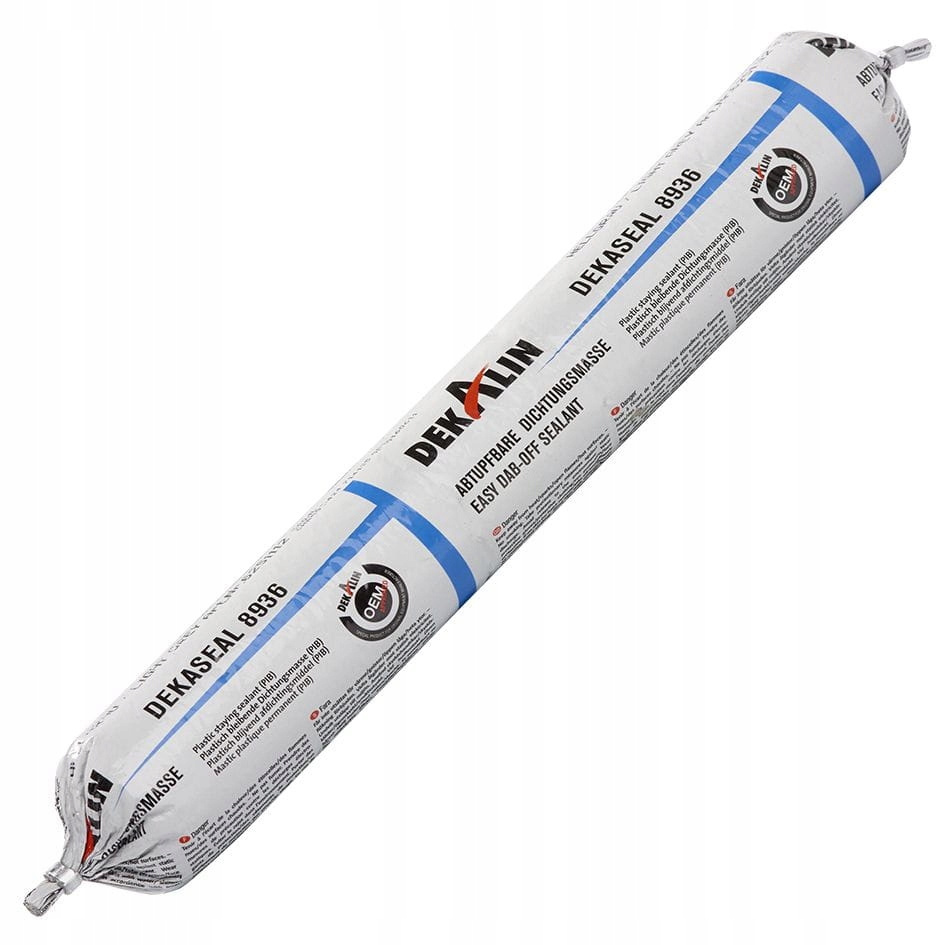 Uszczelniacz butylowy Dekalin Dekaseal 8936 560ml czarny kamper "kiełbasa"