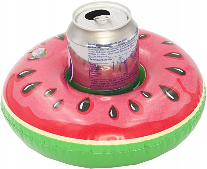 KOŁO DMUCHANE + PODSTAWKA NA NAPOJE ARBUZ 120 CM Model KX9961