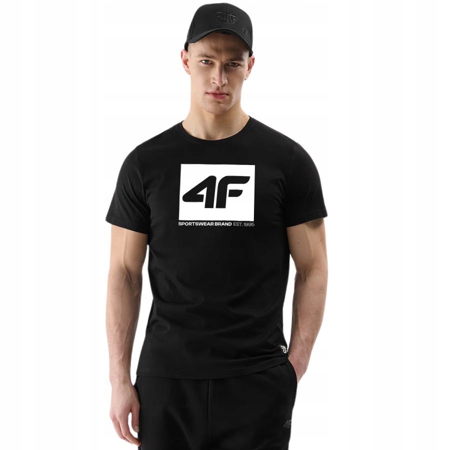KOSZULKA MĘSKA 4F T-SHIRT PODKOSZULEK BLUZKA SPORTOWA NA CO DZIEŃ Rozmiar L