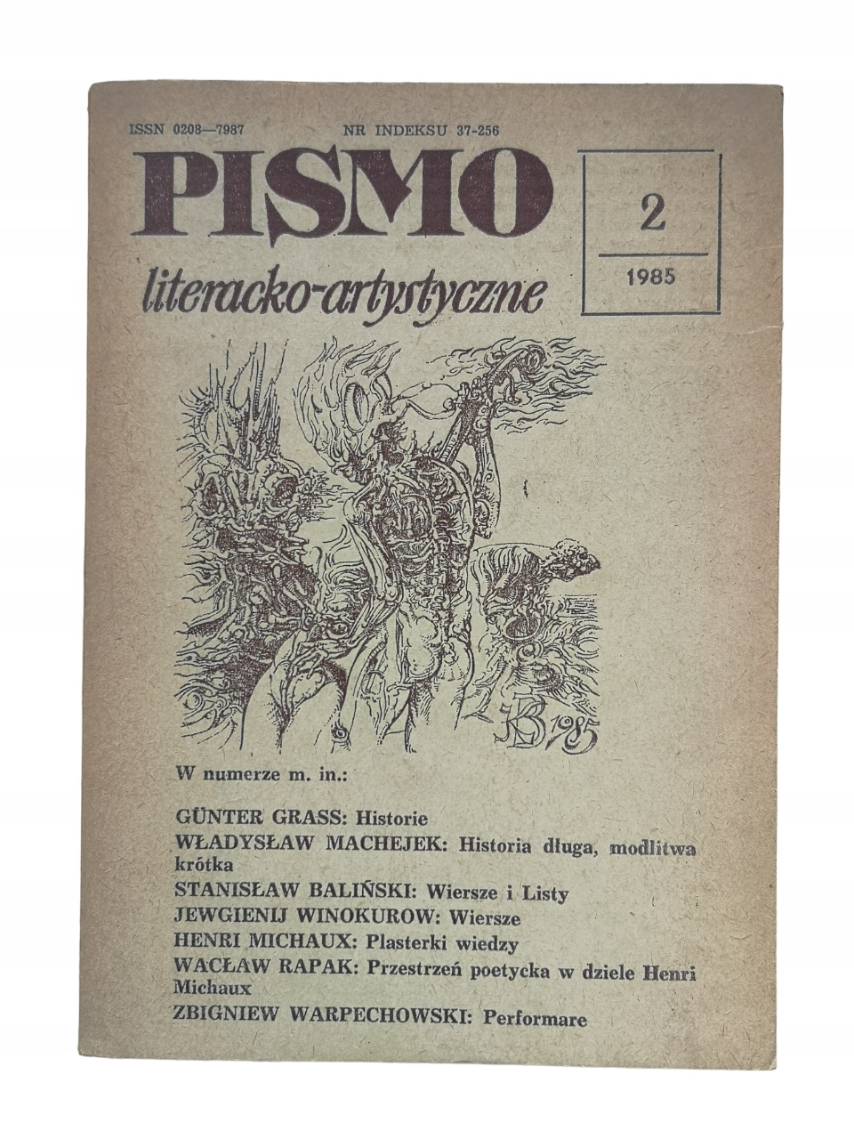 Pismo literacko-artystyczne 2/1985
