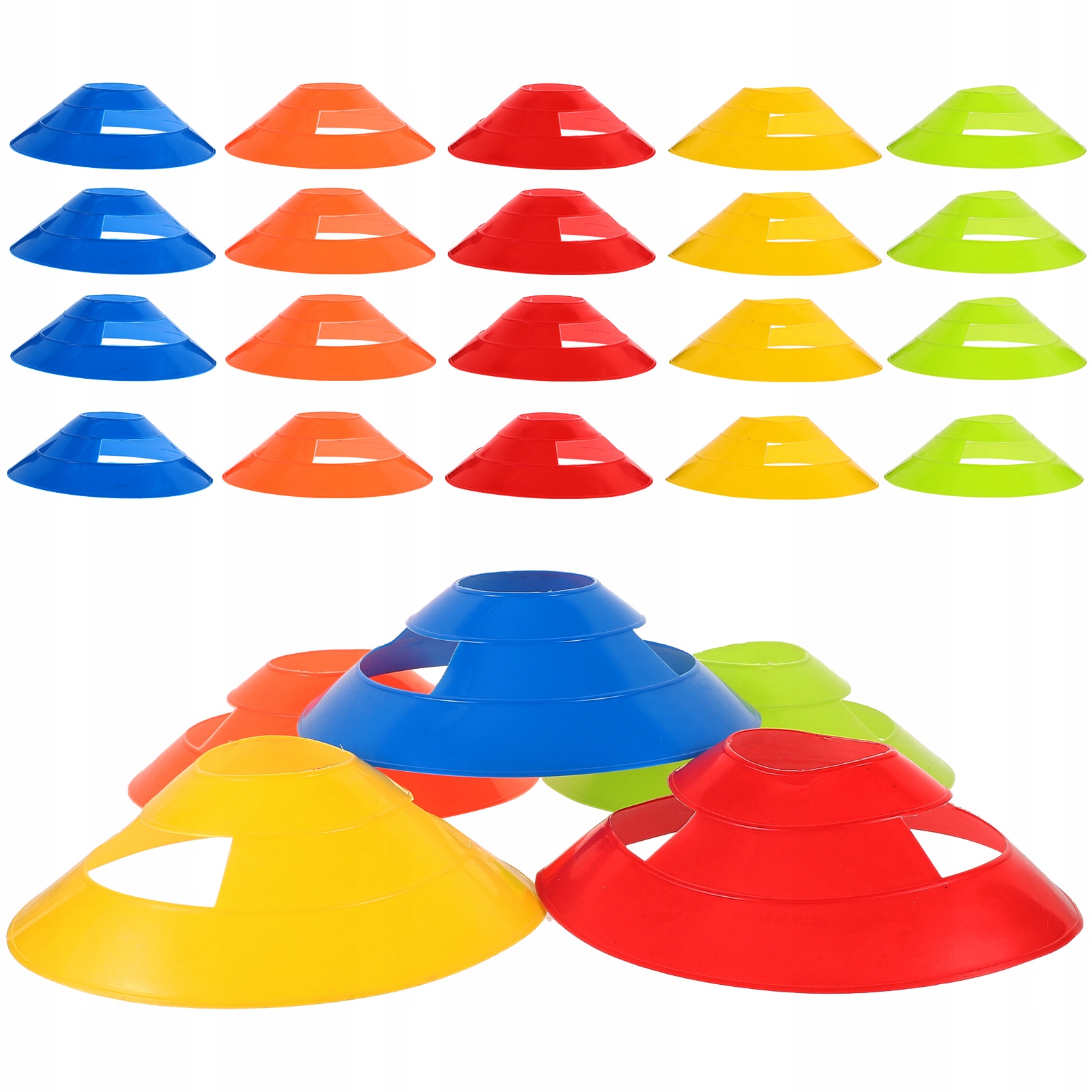 STOŻEK DO PIŁKI NOŻNEJ SPORTOWE STOŻKI TRENINGOWE OKRĄGŁE PIŁKA NOŻNA