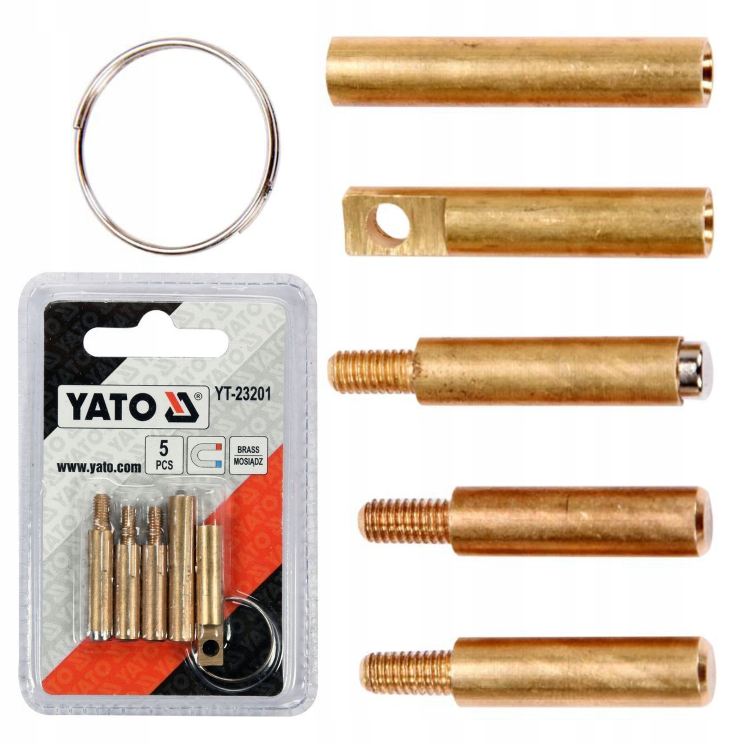 YATO ZESTAW AKCESORIÓW DO PRZEPYCHACZA KABLI 5SZT Marka Yato