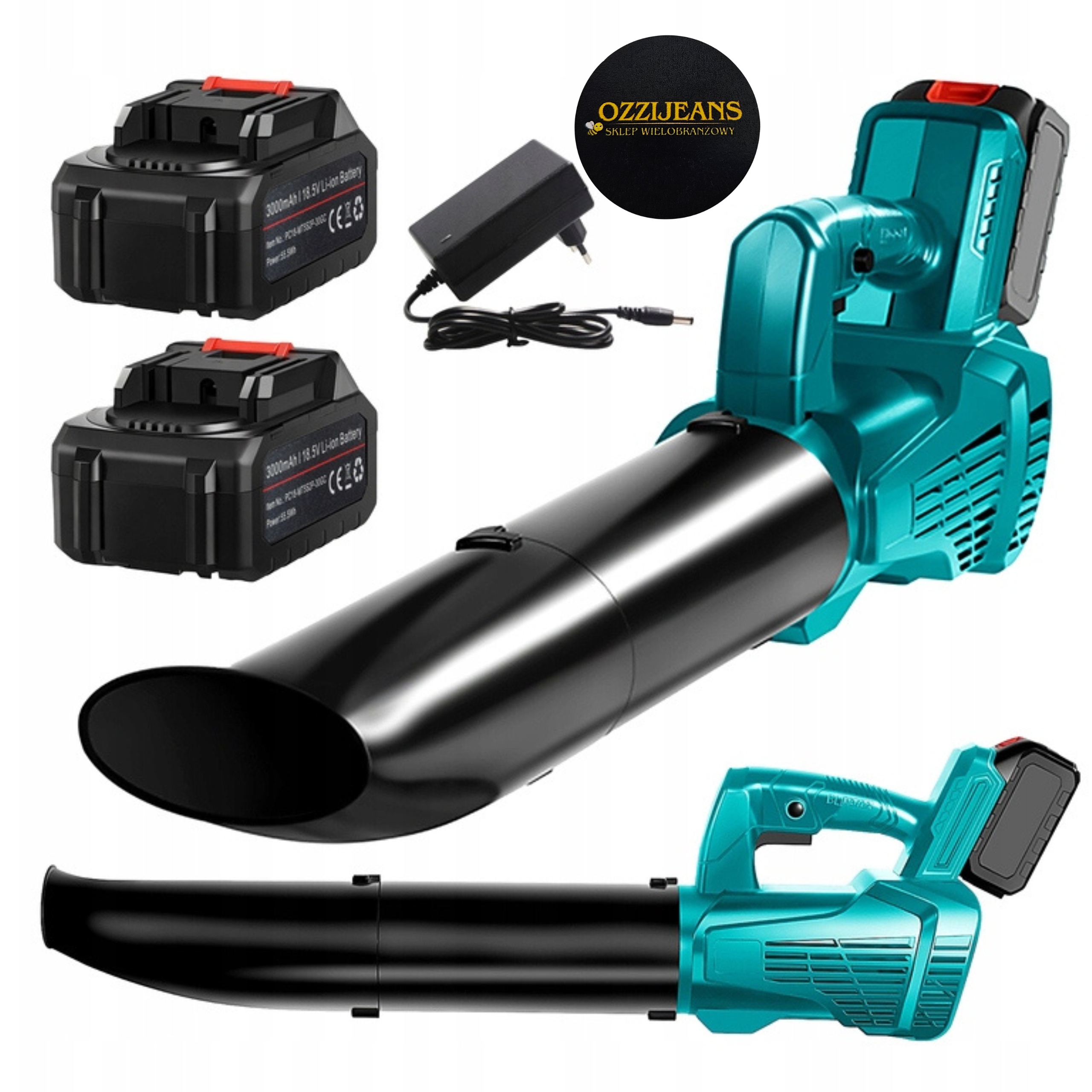 Silný Foukač na listí Akumulátorové odvlhčování sněhu Zahradní 2x Aku Wlep