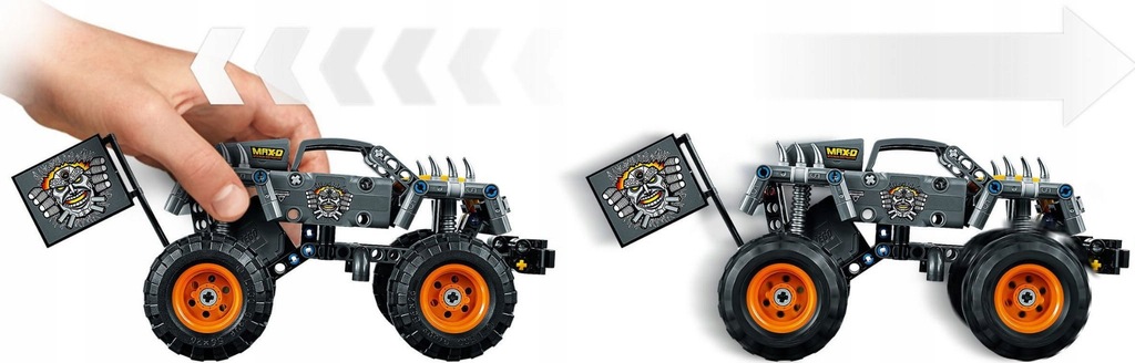 LEGO MONSTER TRUCK MAX-D MONSTER JAM QUAD JEEP 2w1 Płeć chłopcy dziewczynki