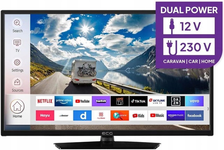 Telewizor kineskopowy ECG 32HSL231M 32 