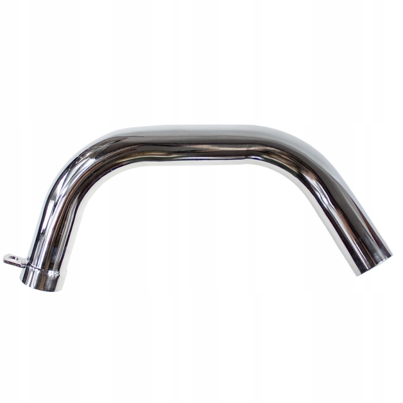 Kolanko wydechowe WSK175 175 W2-A - jednoramówka Chrom - Duells Stan opakowania oryginalne