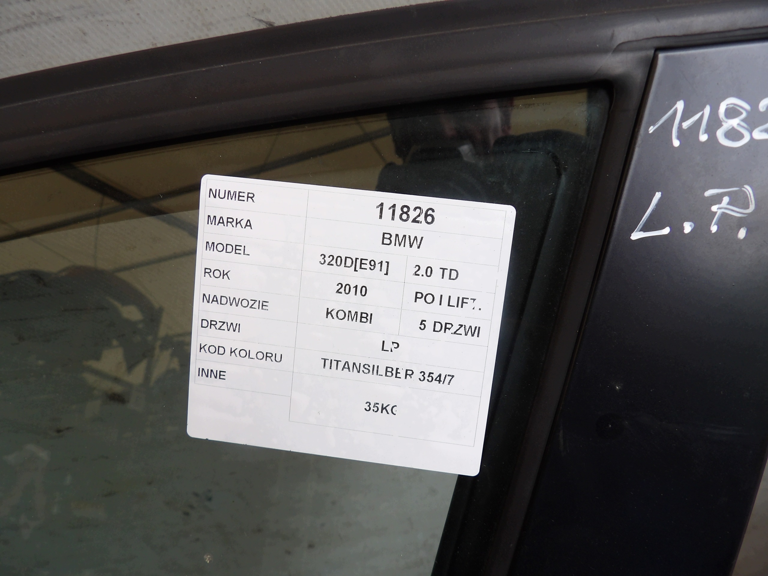 BMW 3 E91 Tür vorne links 354/7