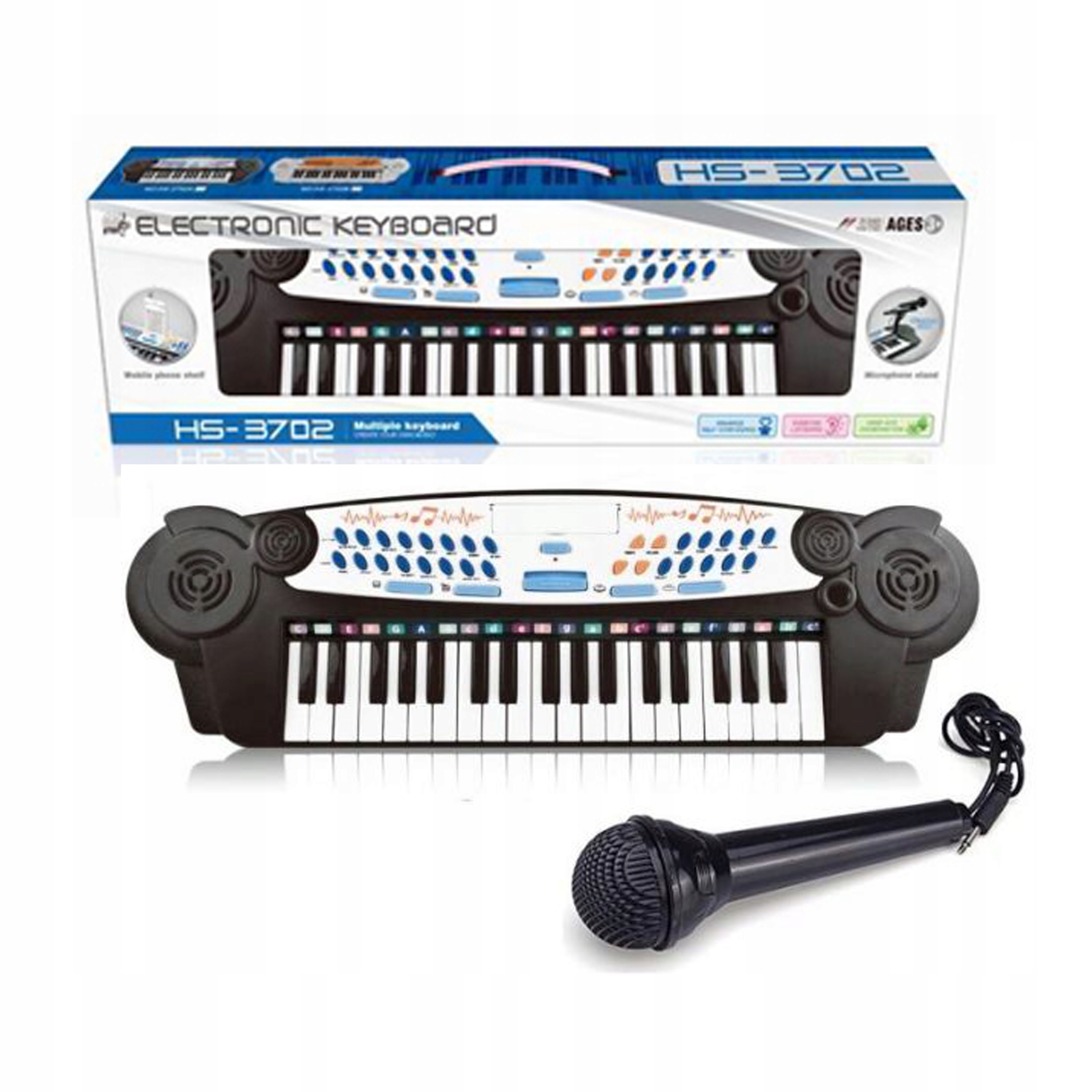 

Organy Keyboard Na Baterie Z Mikrofonem Askato