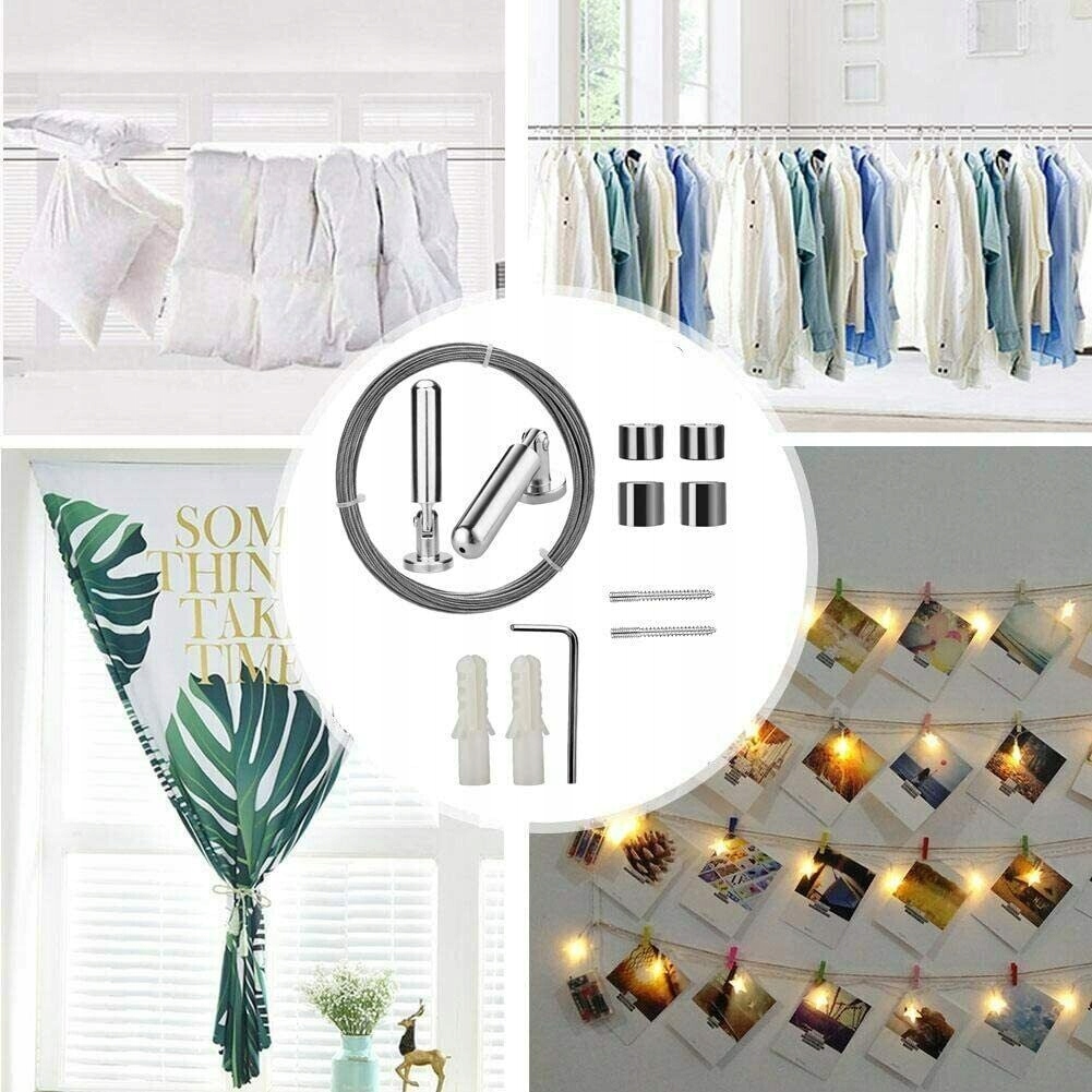 5 M LINEK STALOWYCH ZE STALI NIERDZEWNEJ, DO ZAWIESZENIA ZDJĘĆ, LINIA UBRAŃ EAN (GTIN) 6951000626353