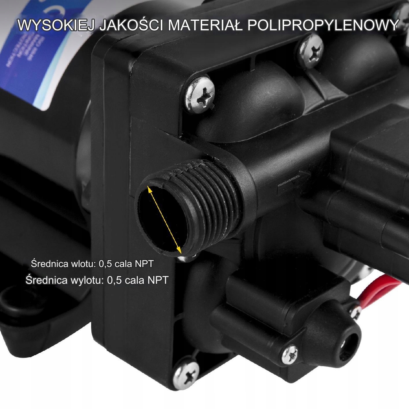 Pompa do wody membranowa 4 bar Producent Vevor