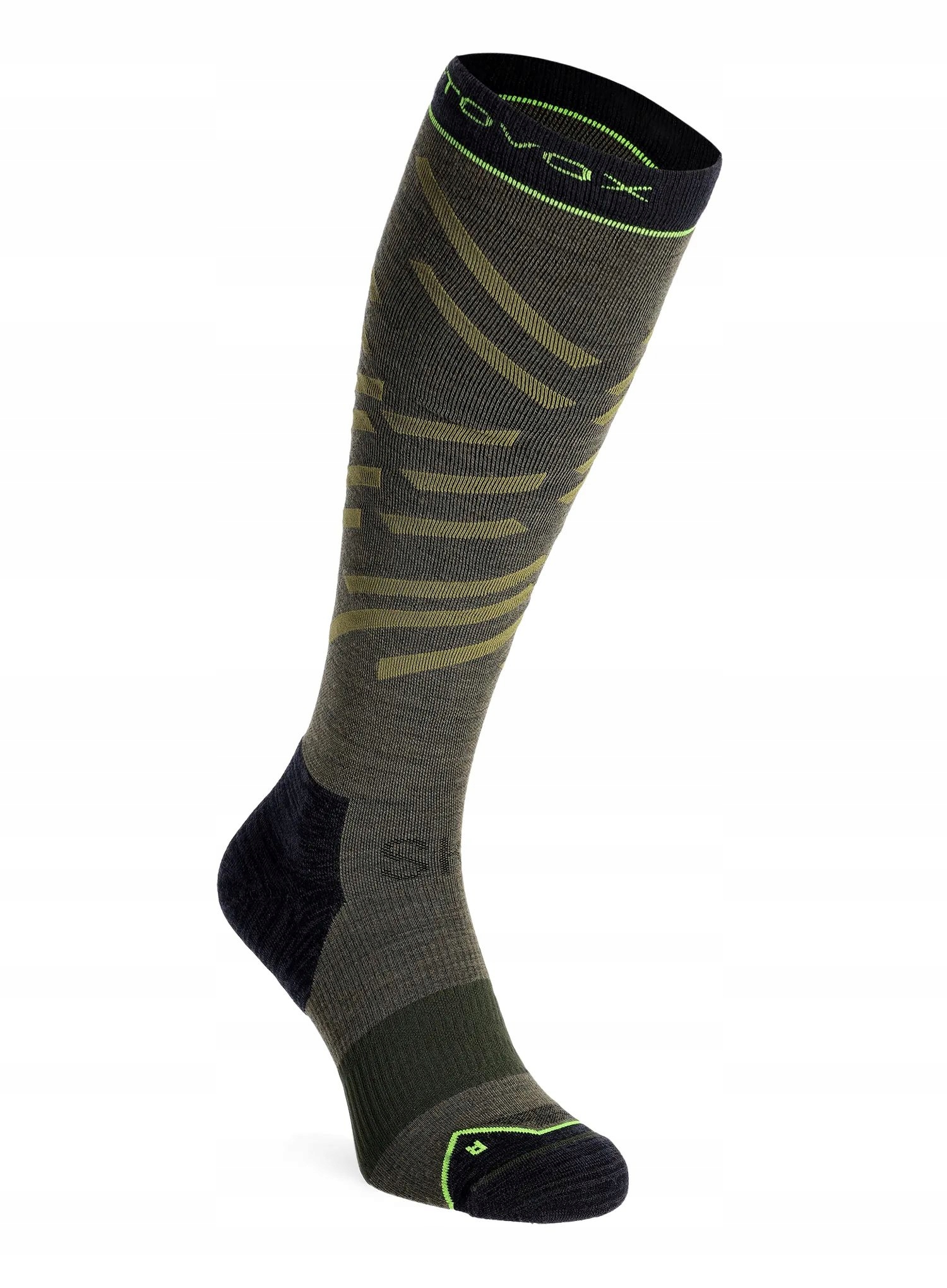 Ponožky Ortovox Ski Tour Long Socks dark wild herbs 45-47