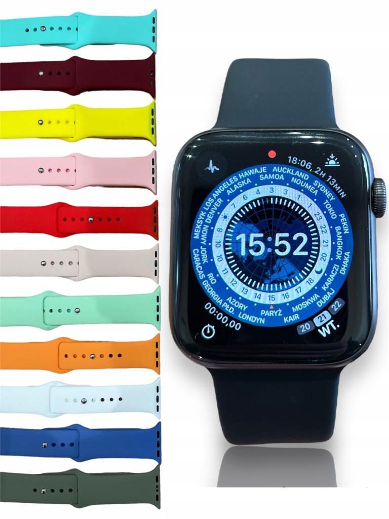 

Pasek Silikonowy Sportowy Do Apple Watch 42/44/45