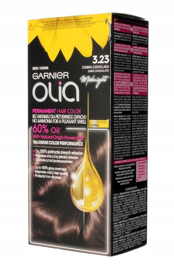 

Farba do włosów Garnier Olia 3.23 Ciemna czekolada