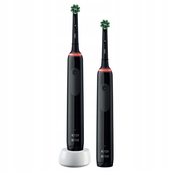 Szczoteczki elektryczne do zębów Oral-B Pro 3 3900N Duo Black