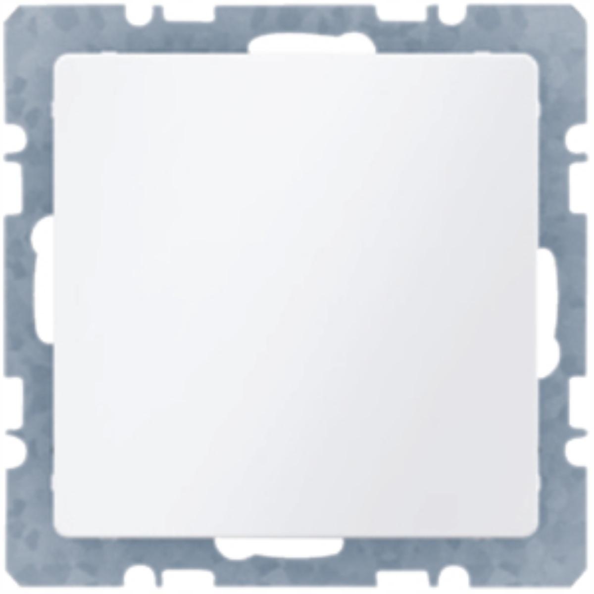 BERKER Q.1/Q.3 Zaślepka z płytką czołową biały