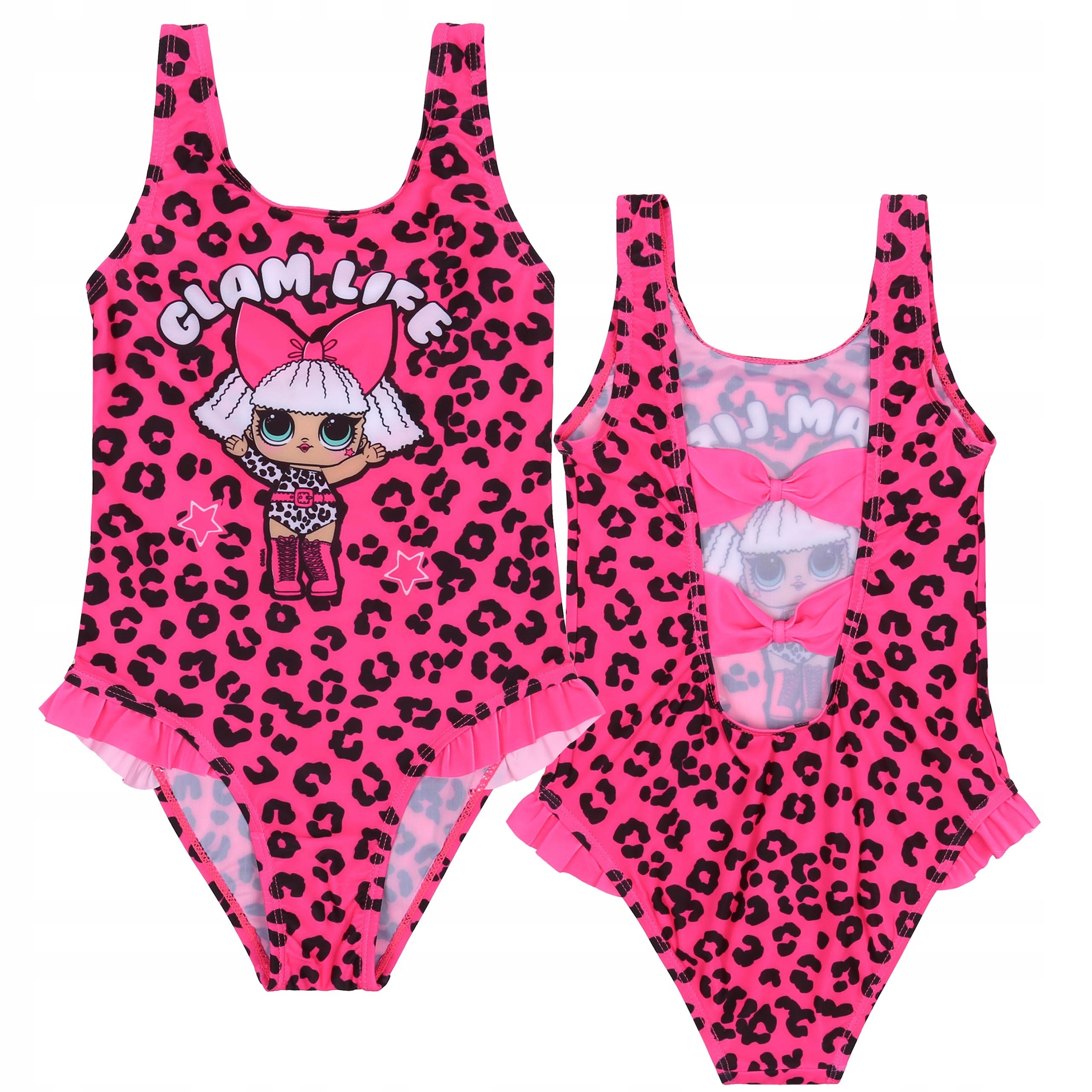 

Neonowy strój kąpielowy L.o.l. Suprise 128-134 cm