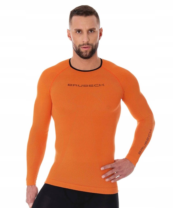 Koszulka męska Brubeck 3D RUN PRO orange XL