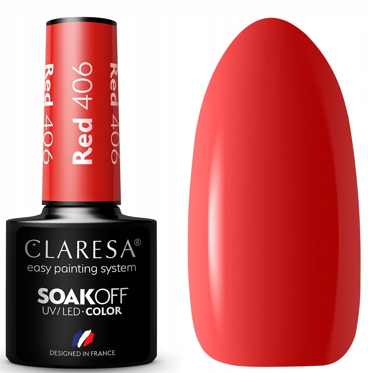 

Claresa Lakier Hybrydowy Red 406 Czerwony