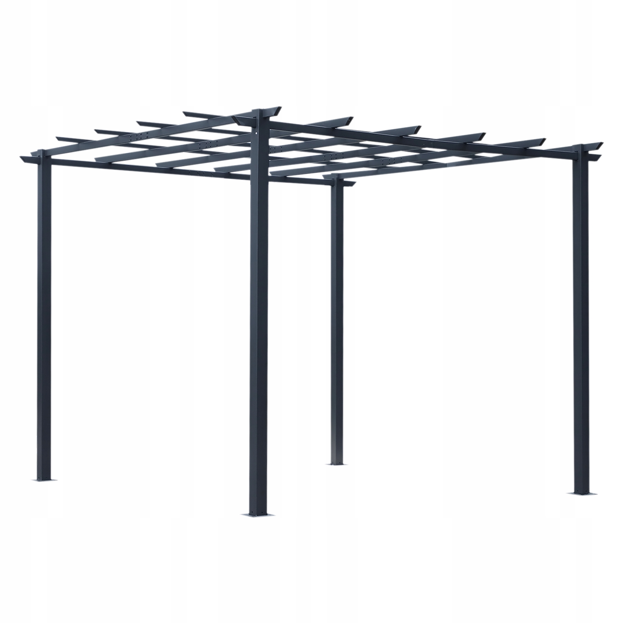 Pawilon różany Outsunny pergol metalowa łuk na pnącza pergola 2,97 x 2,95 m